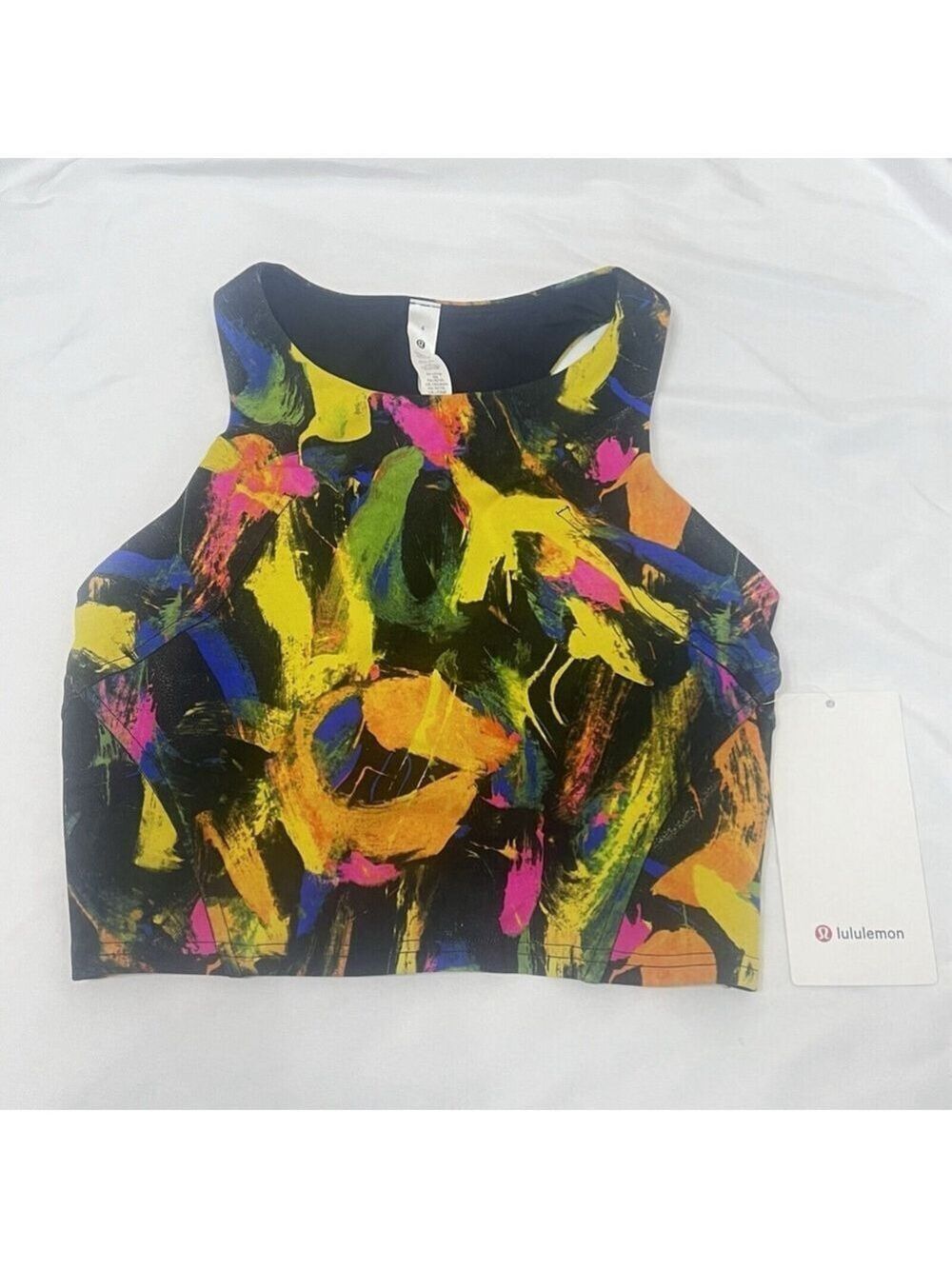 Lululemon Wunder Train Racerback Tank B/C Cup Support Size 4 Multi Color - Picture 3 of 10